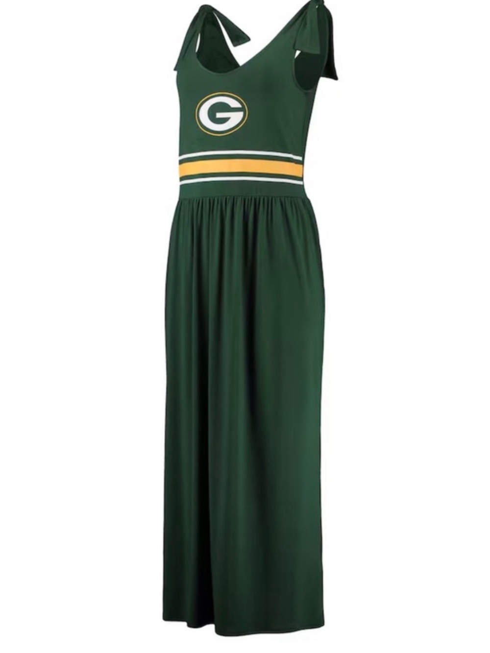 Green Bay Packers Women’s Small Maxi Dress NFL Football Game Day Dress - Picture 2 of 7
